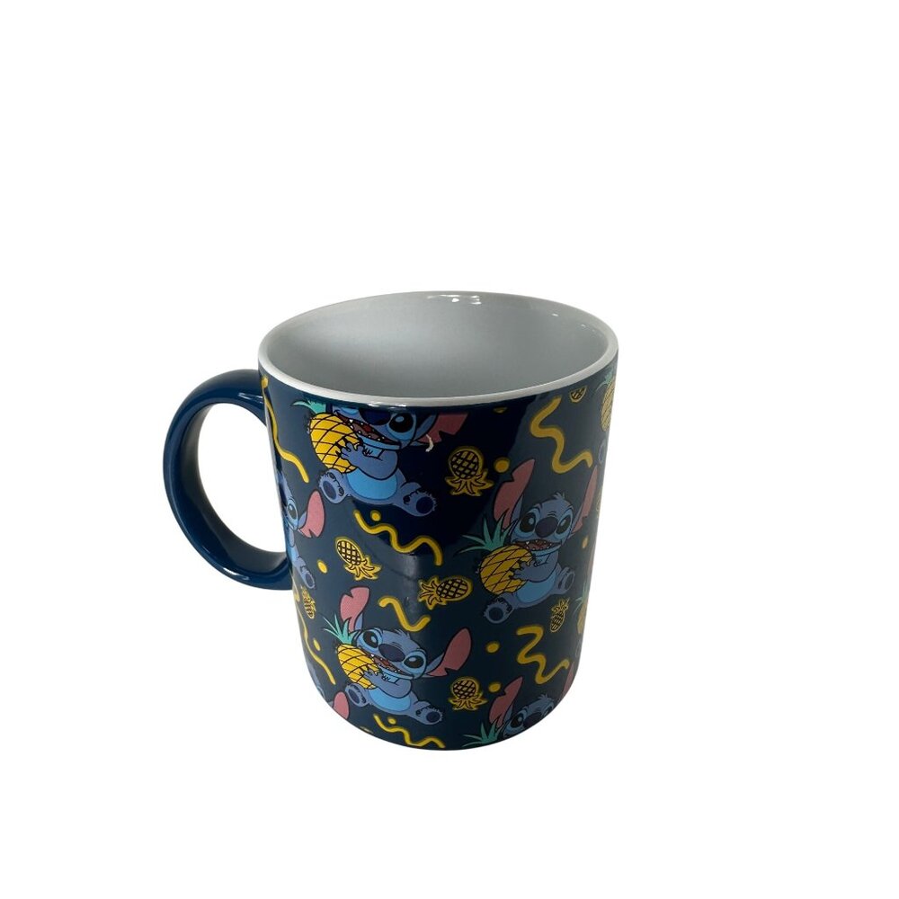 Disney Stitch Ceramic Mug With Pineapple Pattern
